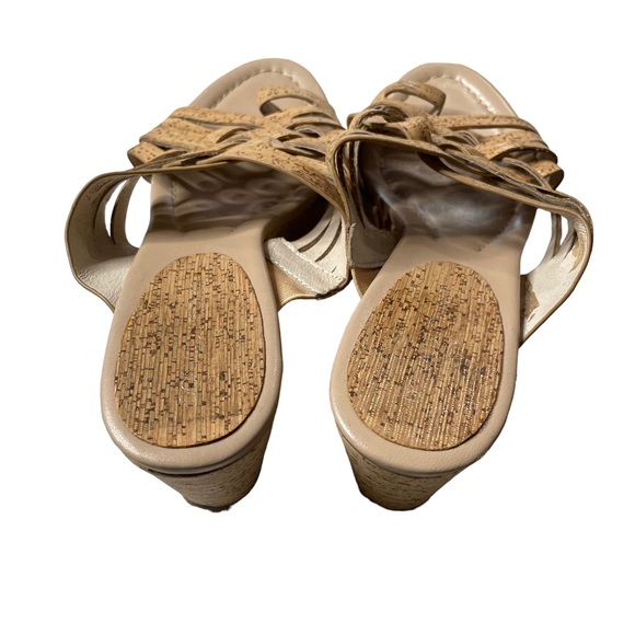 Donald J Pliner strappy brown sandals sz 8.5M - Picture 12 of 16